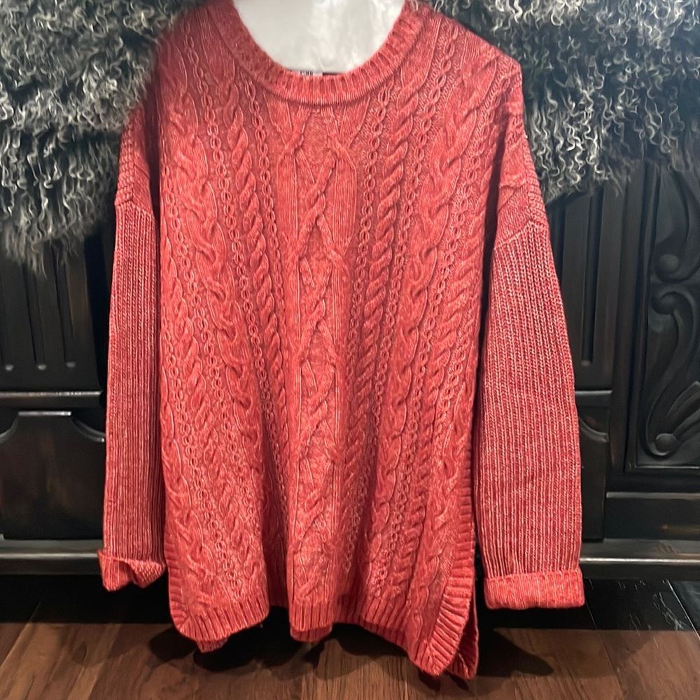 Cabi oversized Playoff pull-over sweater